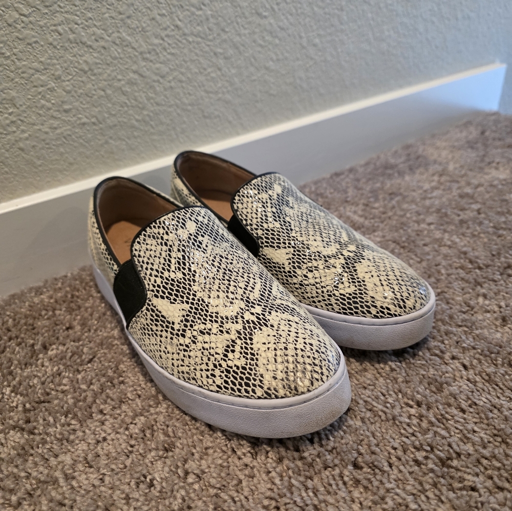 Vionic Demetra Snake Print Slip On Sneaker